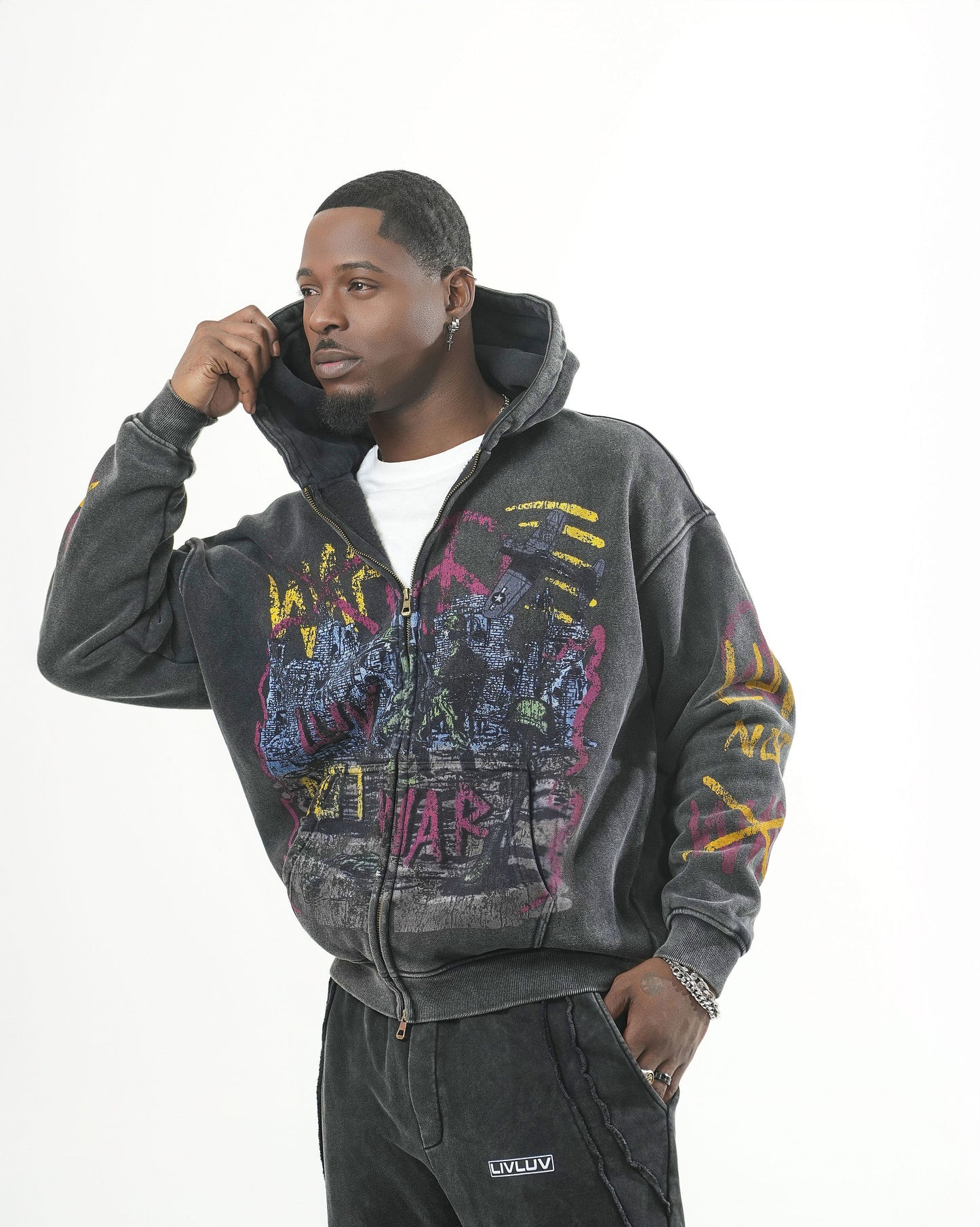 Luv not War hoodie