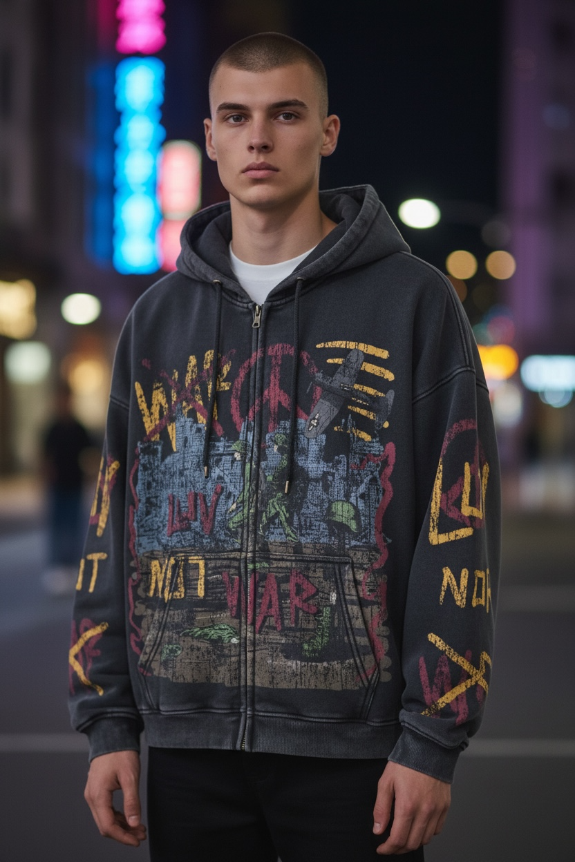 Luv not War hoodie