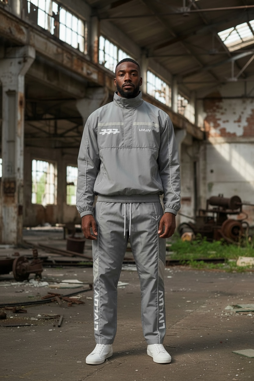 Lunar flare nylon full tracksuit