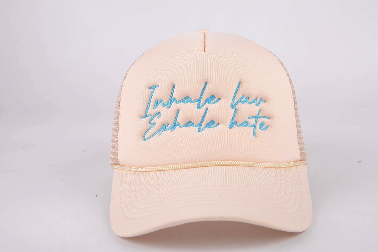 Slogan trucker cap