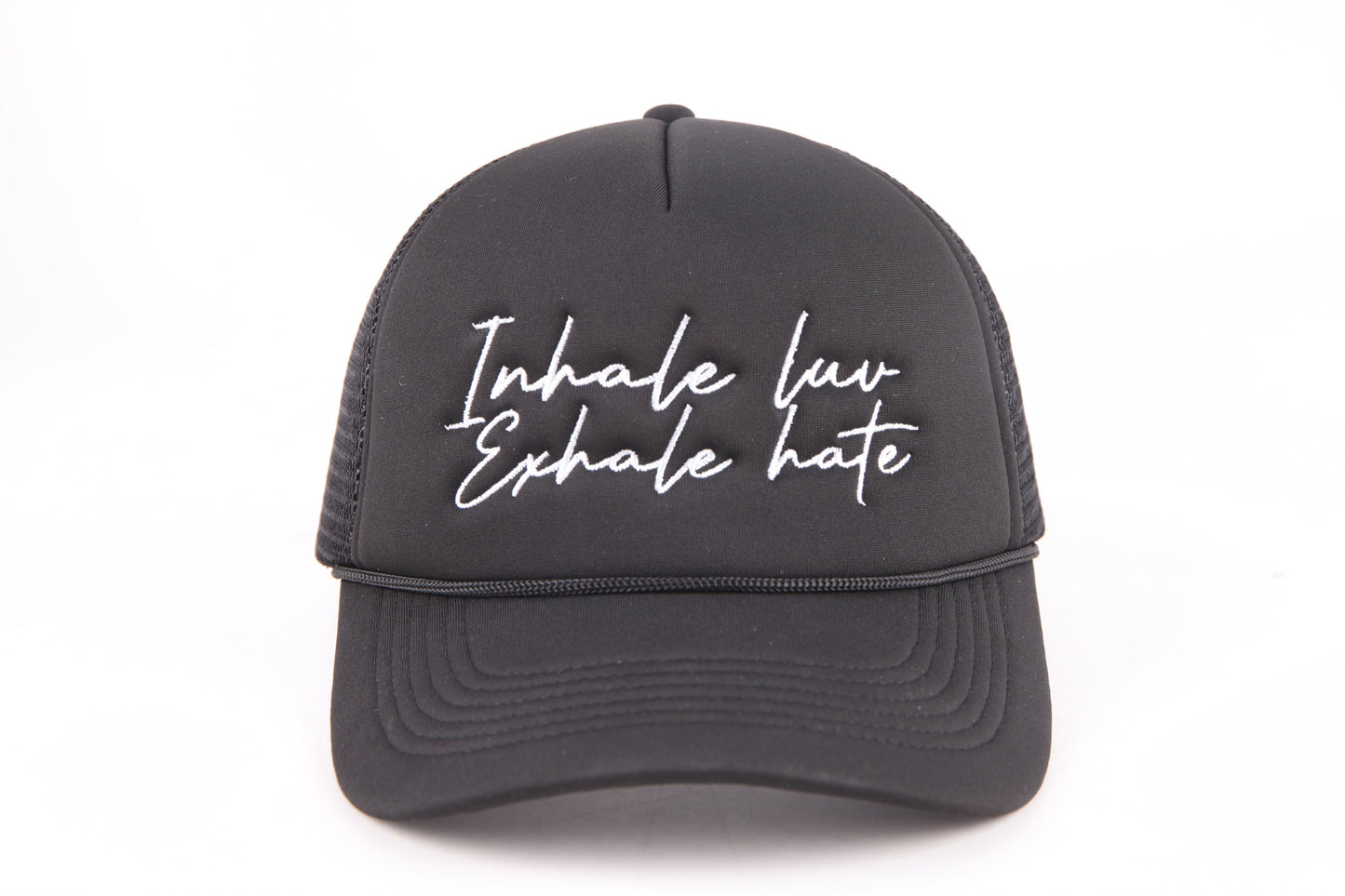 Slogan trucker cap