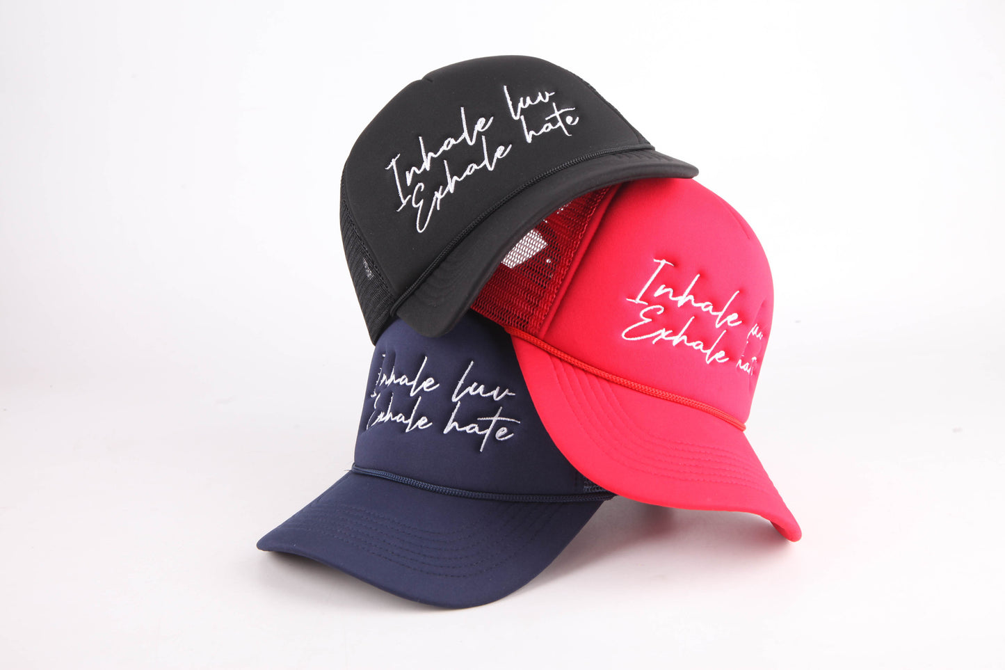 Slogan trucker cap