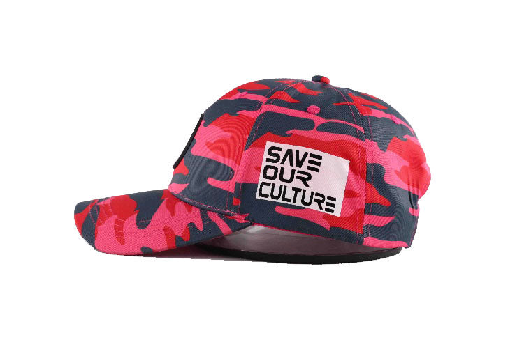 “Save our culture” camo cap